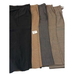 Men’s assorted dress pants 42x32 (5-pairs)